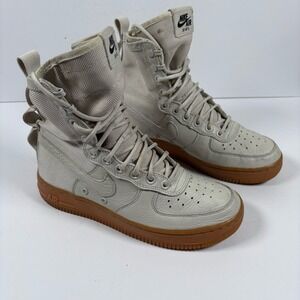 NIKE AIR SF AR 1 Mens 7 Beige High Top Urban Utility Sneaker Boots Shoes